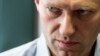 Russian opposition leader Aleksei Navalny shown during a break in a 2018 court hearing of his appeal of a 30-day jail sentence for organizing unsanctioned protests. 